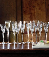 Waterford Happy Crystal Toasting Flutes 7floz, Set of 2