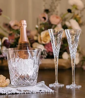 Waterford Happy Crystal Toasting Flutes 7floz, Set of 2