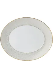 Wedgwood Arris Geometric Bone China Oval Platter