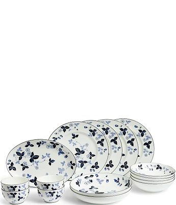 Wedgwood Wild Strawberry Inky Blue Dinnerware - Piece Set