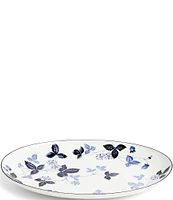 Wedgwood Wild Strawberry Inky Blue Oval Serving Plate