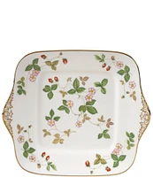 Wedgwood Wild Strawberry Square Cake Plate