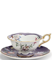 Wedgwood Wonderlust Midnight Crane Teacup & Saucer