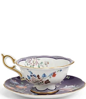 Wedgwood Wonderlust Midnight Crane Teacup & Saucer