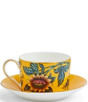 Wedgwood Wonderlust Yellow Tonquin Teacup & Saucer