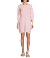 Westbound 3/4 Sleeve Crew Neck Dress