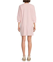 Westbound 3/4 Sleeve Crew Neck Dress