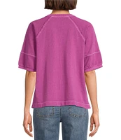 Westbound 3/4 Sleeve Crew Neck Top