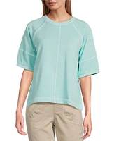 Westbound 3/4 Sleeve Crew Neck Top