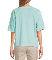 Westbound 3/4 Sleeve Crew Neck Top
