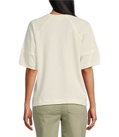 Westbound 3/4 Sleeve Crew Neck Top