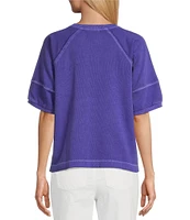 Westbound 3/4 Sleeve Crew Neck Top
