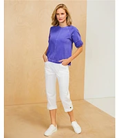Westbound 3/4 Sleeve Crew Neck Top