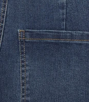 Westbound Button Embellished Marina Shorts
