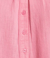 Westbound Cap Sleeve Henley Top