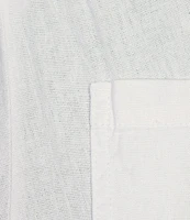 Westbound Linen Blend Crop Pull-On Pants