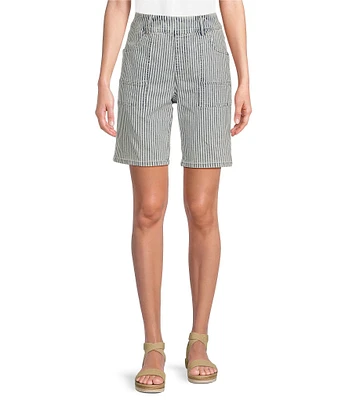 Westbound High Rise Bermuda Porkchop Pockets Shorts