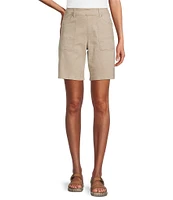 Westbound High Rise Porkchop Pockets Bermuda Shorts