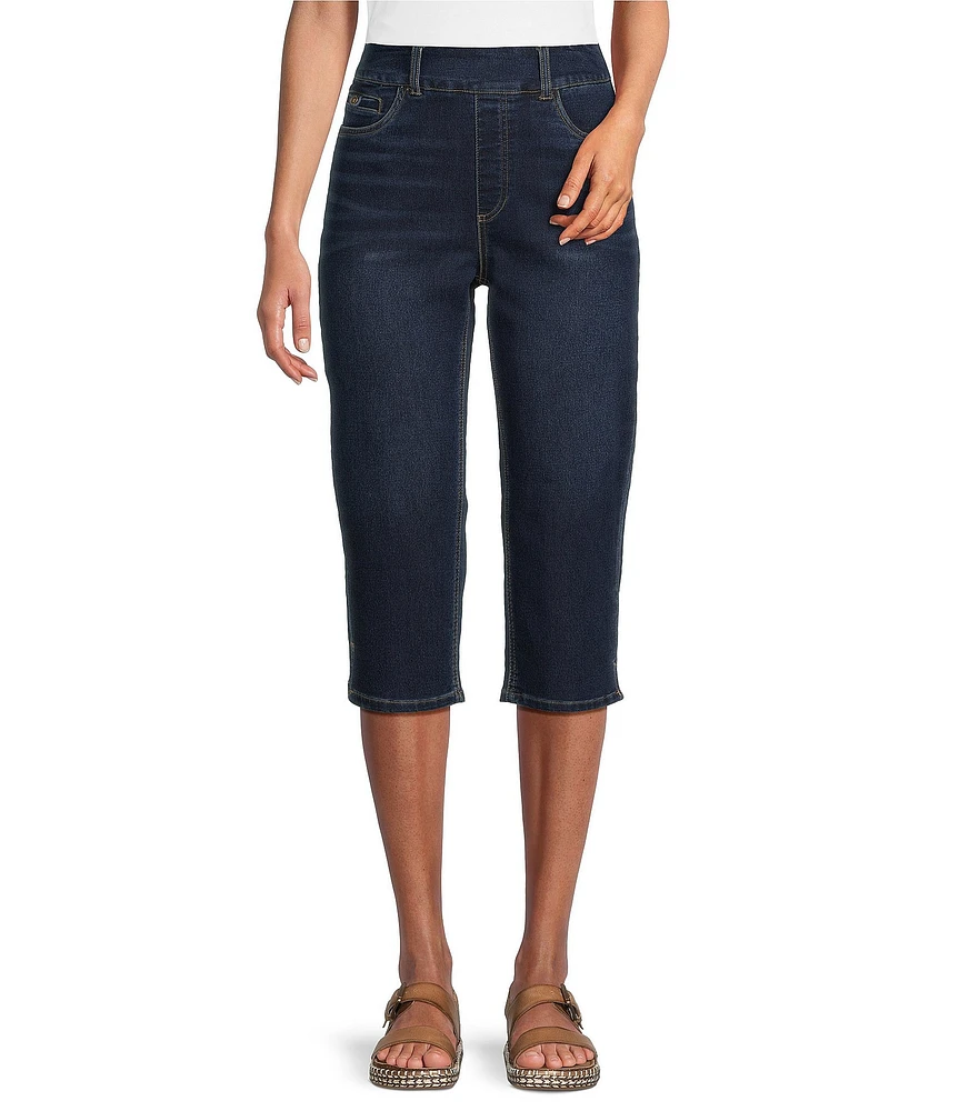 Westbound High-Rise Pull-On Capri Jeans