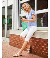 Westbound High Rise Pull-On Capri Pants