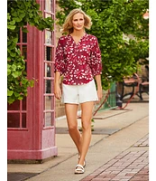 Westbound High Rise Pull-On Shorts