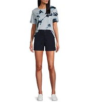 Westbound High Rise Utility Pocket Cuffed Shorts