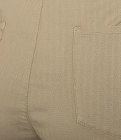 Westbound High Rise Utility Pocket Cuffed Shorts