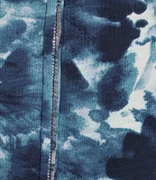 Westbound Inkblot Print Knit Short Sleeve Top