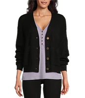 Westbound Long Sleeve Button Front Cardigan