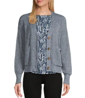Westbound Long Sleeve Button Front Cardigan