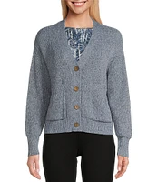 Westbound Long Sleeve Button Front Cardigan