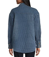 Westbound Long Sleeve Button Front Quilt Jacket