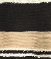 Westbound Stripe Long Sleeve Crew Neck Sweater