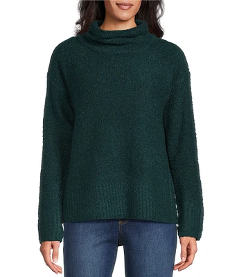 Westbound Long Sleeve Mock Neck Side Zip Sweater