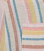 Westbound Stripe Crop Linen Blend Pants