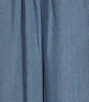 Westbound Petite Size 3/4 Bracelet Sleeve Tie Neck A-Line Dress
