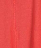 Westbound Petite Size 3/4 Sleeve Knit Crew Neck Top