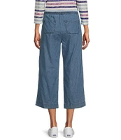 Westbound Petite Size Cotton Lyocell Crop Pull-On Pants