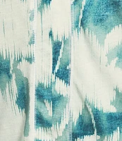 Westbound Petite Size Enchanted Garden Print Short Sleeve V-Neck Top