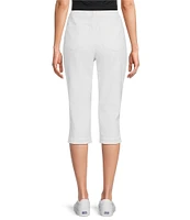 Westbound Petite Size High Rise Pull-On Capri Pants