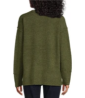 Westbound Petite Size Long Sleeve Crew Neck Sweater