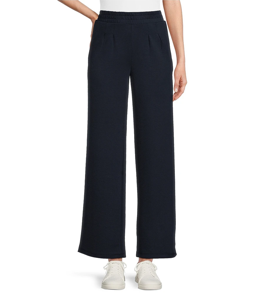 Westbound Petite Size Mid Rise Wide Leg Pull-On Pants