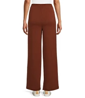 Westbound Petite Size Mid Rise Wide Leg Pull-On Pants