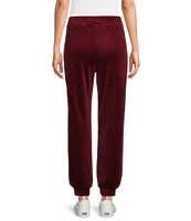 Westbound Petite Size Pull-On Velour Jogger Pants