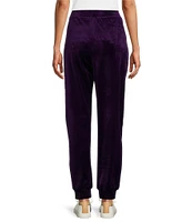 Westbound Petite Size Pull-On Velour Jogger Pants