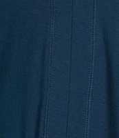 Westbound Petite Size Short Sleeve V-Neck Top