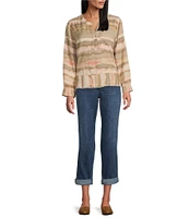 Westbound Petite Size the HIGH RISE fit Crop Pull-On Jeans