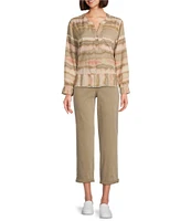 Westbound Petite Size the HIGH RISE fit Crop Pull-On Pants