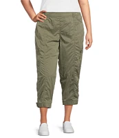 Westbound Plus Size Crop Utility Pants