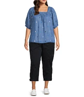 Westbound Plus Size Crop Utility Pants